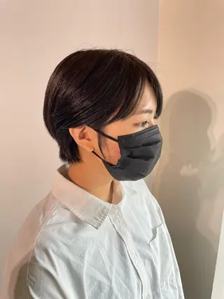 ショート カラー La fith hair ray 札幌店所属・顔まわり/W カラー/リョウのヘアスタイル