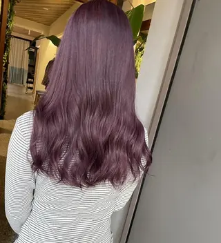 セミロング カラー TIGRE kamitoriのヘアスタイル