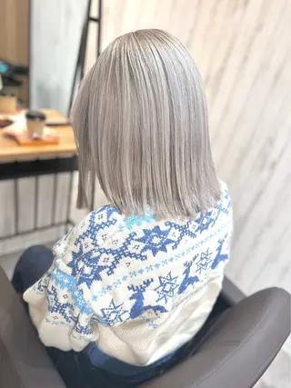 カラー ハイトーン✨ブリーチ ✨高田めぐみのヘアスタイル