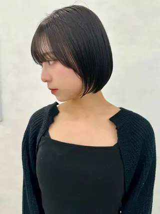 ショート ショート/ボブ/ 白髪ぼかし/しんやのヘアスタイル