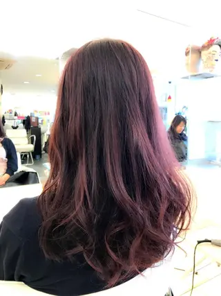 ロング カラー ヘアアレンジ 🧸縮毛矯正特化 金澤 彩香🎀のヘアスタイル