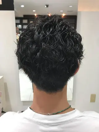 ショート パーマ メンズ ケンジアネッタ Men'sのヘアスタイル