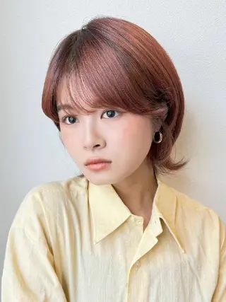カラー ショート 吉本 敬のヘアスタイル