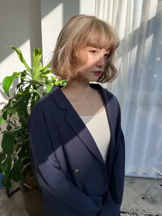 カラー ness kouのヘアスタイル