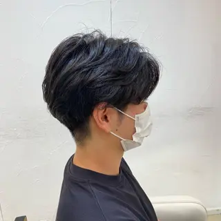 ショート パーマ メンズ メンズ特化型美容師 栗山勇人のヘアスタイル