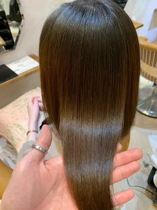 ミディアム レイヤーカット/ 顔周り 五島巨幹のヘアスタイル