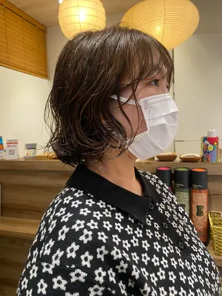 ショート パーマ パーマ指名No1 /namiのヘアスタイル