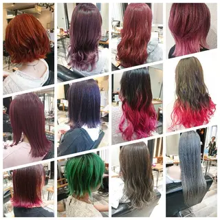 ロング カラー ACROあべの店所属・艶カラー/インナー /グラデ/大西小百合のヘアスタイル