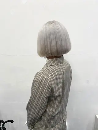 ショート カラー パーマ ヘアアレンジ メンズ キッズ nico TOKYO 渋谷所属・ブリーチ　ハイトーン 特化🌈フジタハルキのヘアスタイル