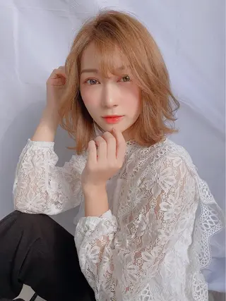 ミディアム ヘアアレンジ Rely 美空のヘアスタイル