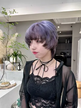 ショート カラー レイヤーカット 古川洋之のヘアスタイル