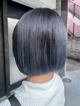 ミディアム カラー ハイトーン/韓国風/ 艶髪/吉祥寺のヘアスタイル