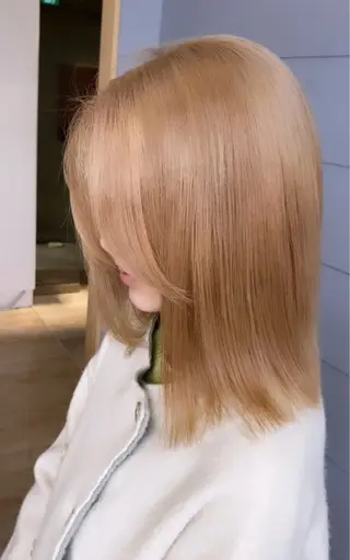 セミロング 高難易度縮毛矯正　春日井　Soea(ソイア)所属・多久間 喬介のヘアスタイル