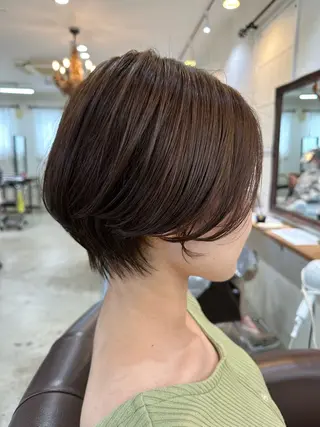 ショート 髪質改善🤍艶カラー 🤍きわこのヘアスタイル