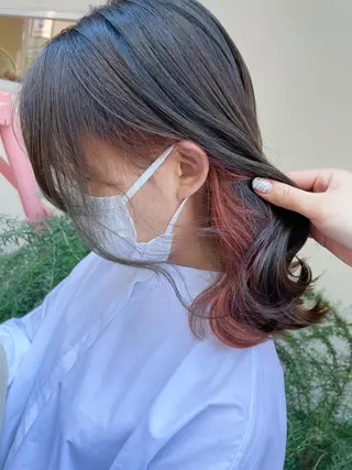 ミディアム カラー newi梅田🫧韓国 ヘア🫧sakiのヘアスタイル