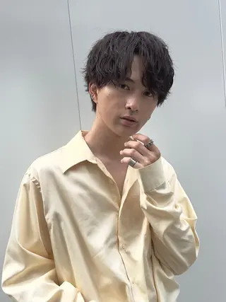 ショート メンズ メンズカット／パーマ 中 有晴のヘアスタイル