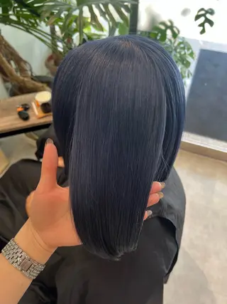 カラー 晶／艶髪カラー ／トリートメントのヘアスタイル