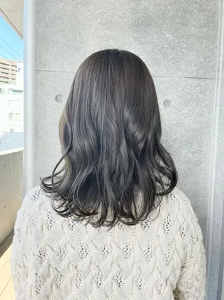 ミディアム R i k o🫧 艶髪のヘアスタイル