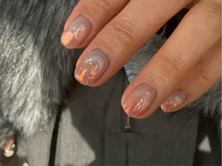 ネイル 《ニュアンスネイル》 risaのネイルデザイン