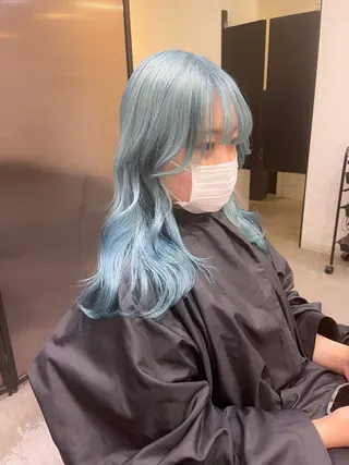 ミディアム カラー BANK'S hair所属・💐ケラチン 髪質改善寺坂雄飛💐のヘアスタイル