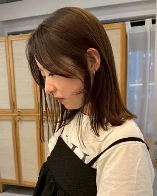 ミディアム nok所属・nok Osakaのヘアスタイル