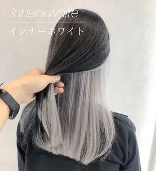 ミディアム カラー シールエクステ/渋谷 ／ギャル/LIALAのヘアスタイル