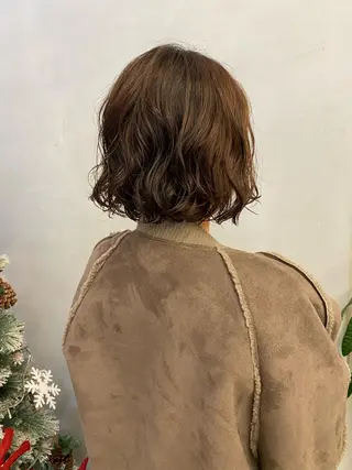 ミディアム カラー ヘアアレンジ 、 、のヘアスタイル