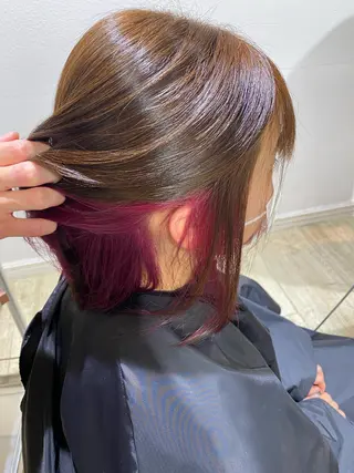カラー 森 麻衣葉のヘアスタイル