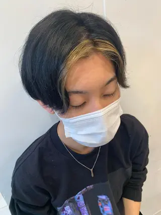 メンズ まろやかカラー🤎 みなとまほのヘアスタイル