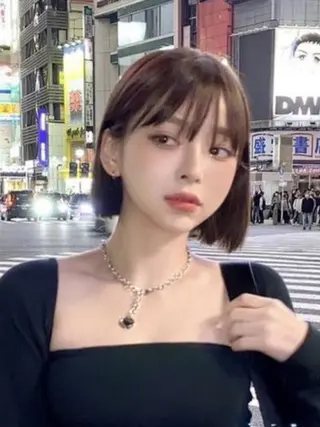 ミディアム ショート/ボブ特化 似合わせ/山下凌生のヘアスタイル