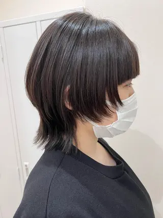 ショート カラー 暗髪/艶髪/Ono .のヘアスタイル
