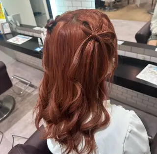 セミロング ヘアアレンジ 🎀ヘアアレンジ 🎀ななみのヘアスタイル