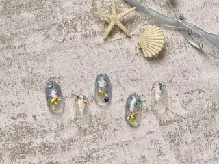 ネイル 佐藤 ニーナ★ラベンダーのネイルデザイン