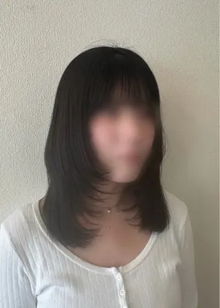 ミディアム 🎀ゆうな/艶髪/ 透明感カラー🎀のヘアスタイル