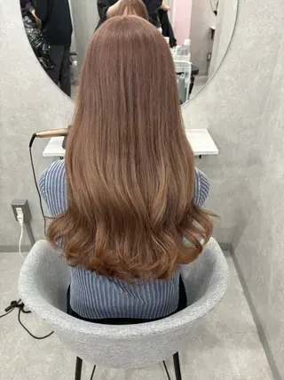 ロング カラー 倉澤 愛理のヘアスタイル