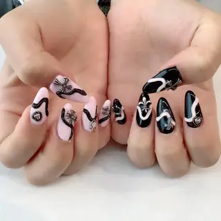 ネイル 💎🐰 saki. m 🐰💎のネイルデザイン