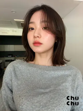 ミディアム 期間限定 カット　りょうのヘアスタイル