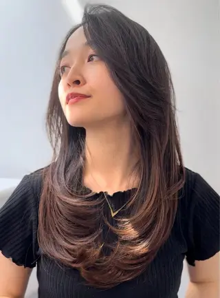 ロング 表参道/レイヤー/ ABU🐦‍🔥のヘアスタイル