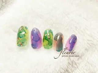 ネイル フルリール 【プライベートサロンのネイルデザイン