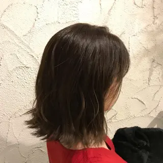 ミディアム カラー Jill franc ＿ ayanoのヘアスタイル