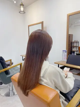 ロング モデル募集中lore 中村かれんのヘアスタイル