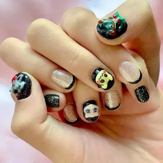 ネイル シェアサロンLei.g(レイジー)所属・3Dアートネイル💗 都築レナのネイルデザイン