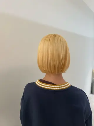 ショート 柔らかい縮毛矯正/ ボブ/北林のヘアスタイル