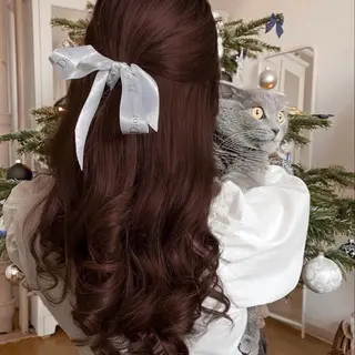 ロング カラー 🎀ガーリー暖色モテ ヘア🎀/MAO🎀のヘアスタイル