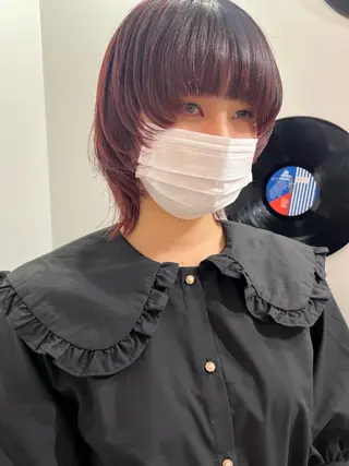 ショート カラー ヘアアレンジ 🧨ブリーチー×ボブ レイヤー💎じゅえるのヘアスタイル