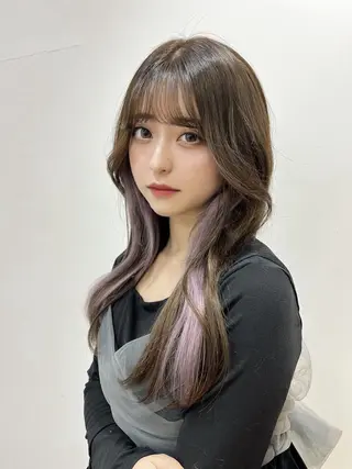 ロング メンズセンターパート 🇰🇷wakanaのヘアスタイル