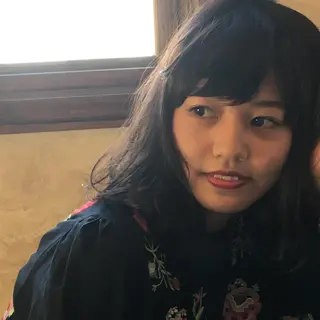 ミディアム パーマ 福島 純子のヘアスタイル