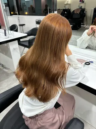 ロング エフェクトブリーチ／ レイヤーカット／翔のヘアスタイル