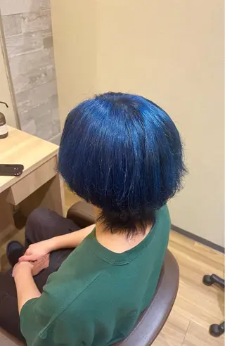 カラー メンズ 暖色カラー/ メンズパーマつばきのヘアスタイル