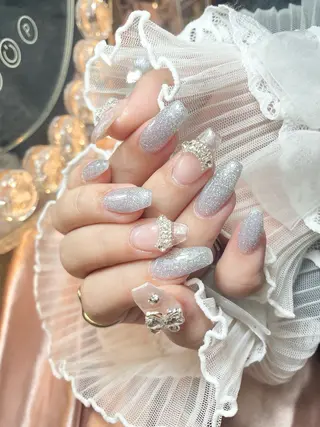 ネイル 23時まで❤︎韓国、 ワンホンネイルのネイルデザイン